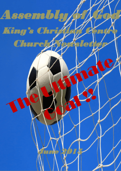 June 2015 Newsletter - AoG (KCC) Old Town, Swindon