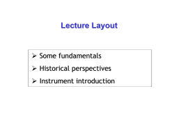 Lecture Layout
