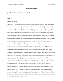 from Room 101 (or things that can fuck off)