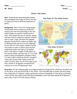 Time Zones Lab