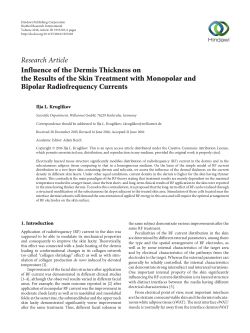 Influence of the Dermis Thickness on the Results of the Skin