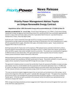 Template - CEG News Release