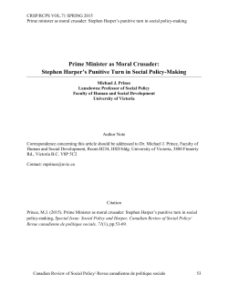this PDF file - Canadian Review of Social Policy / Revue