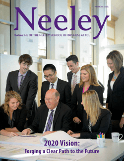 2020 Vision - Neeley School of Business