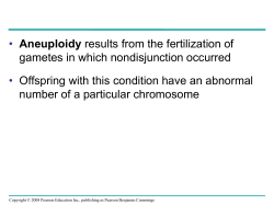 Chromosomal Mutation