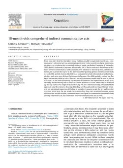 18-month-olds comprehend indirect communicative acts