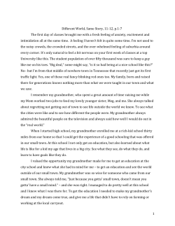 1 Different World, Same Story, 11-12, p.1