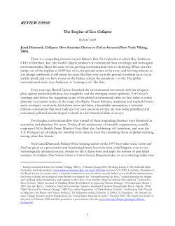 The Engine of Eco Collapse