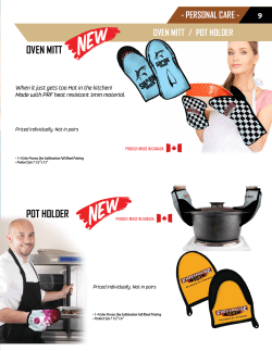 OVEN MITT POT HOLDER