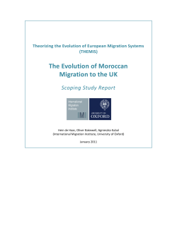 The Evolution of Moroccan Migration to the UK