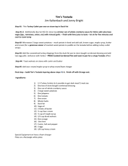 Tim`s Tostada Jim Kaltenbach and Jenny Bright