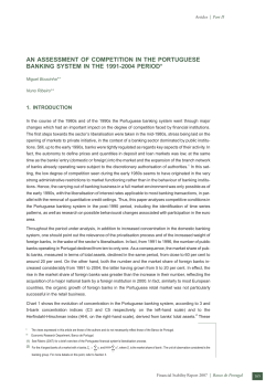 an assessment of competition in the portuguese banking system in