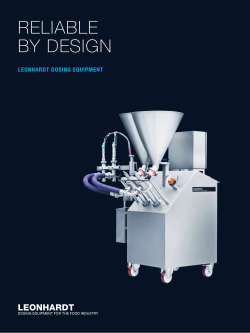 image brochure - Maschinenfabrik Leonhardt GmbH