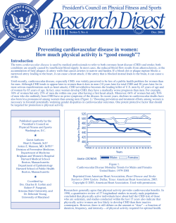 Preventing Cardiovascular Disease In Women: How Much physical