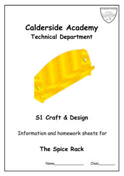 The Spice Rack - Calderside Academy