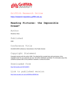 Reading Pictures: the Impossible Dream?