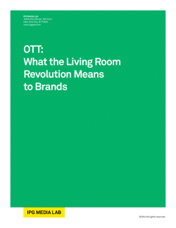 OTT: What the Living Room Revolution Means to