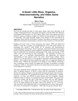 DiGRA Conference Publication Format: