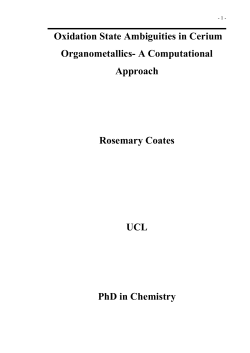 Oxidation state ambiguities in cerium organometallics