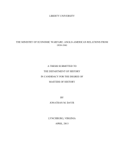 Anglo-American Relations 1939-1941