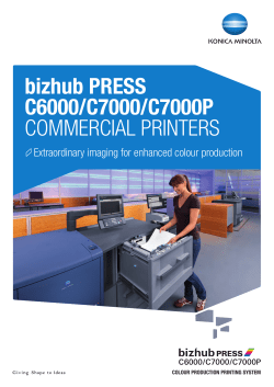 C6000s Commercial Printer Brochure