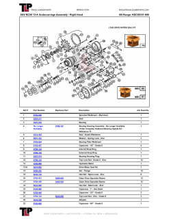 ASV RC50 Undercarriage Assembly