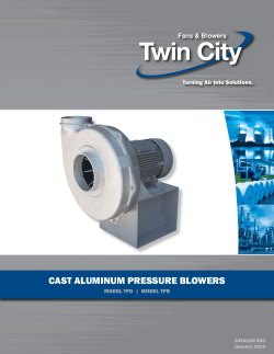 Direct and Belt Driven Cast Aluminum Pressure Blowers