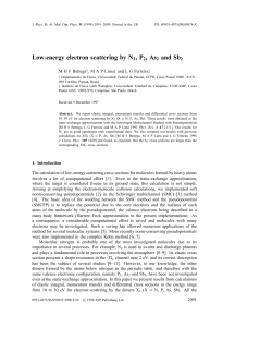 Low-energy electron scattering by N2, P2, As2 and Sb2