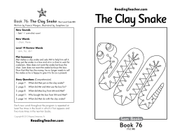 Book 76 - The Clay Snake