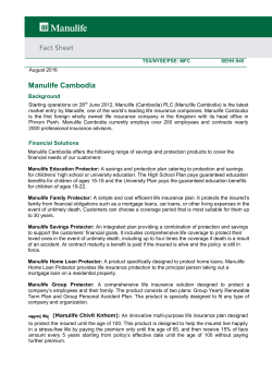 Cambodia - Manulife