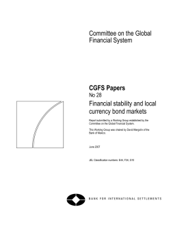 Financial stability and local currency bond markets