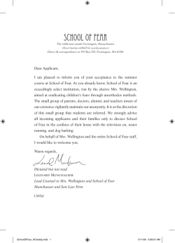 school of fear - Gitty Daneshvari