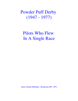 Pilots Who Flew In A