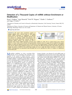 Detection of a Thousand Copies of miRNA without