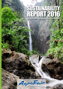 Sustainability Report 2016