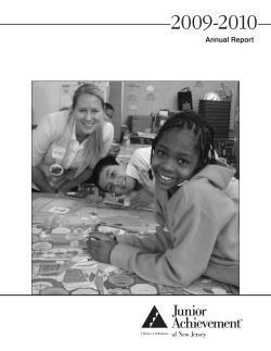 Annual Report - Junior Achievement of New Jersey