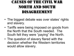 Causes of Civil War PPT