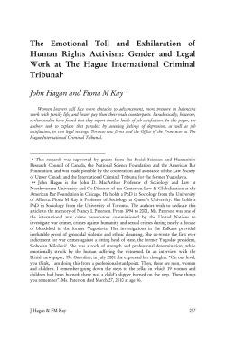 The Emotional Toll and Exhilaration of Human Rights Activism