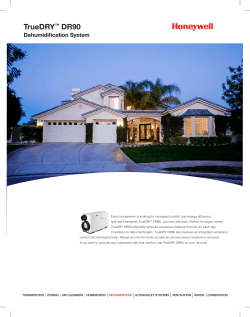 TrueDRY™ DR90 Dehumidification System