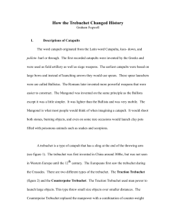 How the Trebuchet Changed History