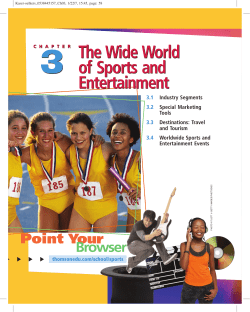 The Wide World of Sports and Entertainment