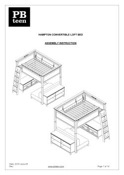 PBteen - Hampton Covertible Loft Bed