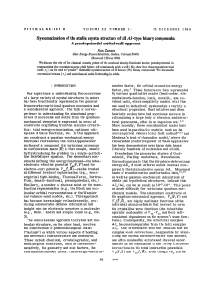 Systematization of the stable crystal structure of all AB