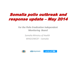Outbreak - Global Polio Eradication Initiative