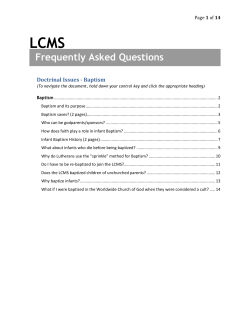 Frequently Asked Questions - The Lutheran Church&mdash;Missouri Synod