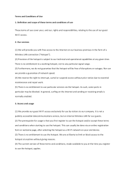 Terms and Conditions of Use 1. Definition and scope of these terms