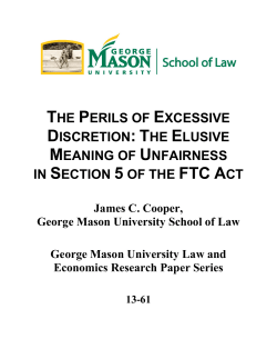 the perils of excessive discretion: the elusive meaning of unfairness