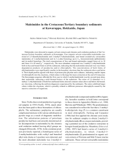 Maleimides in the Cretaceous/Tertiary boundary sediments at