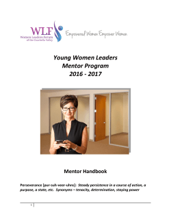 Mentor - Young Women Leaders
