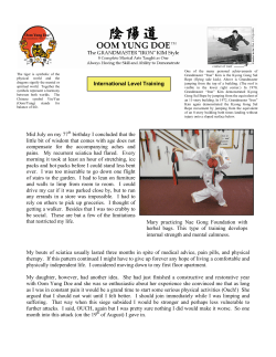 International Level Training